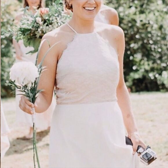 Anthropologie BHLDN, Blush Bridesmaid Dress, Heavily Altered into Maternity Gown - Picture 10 of 10